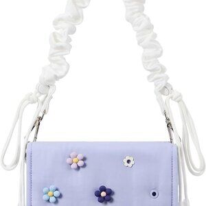 Fashionable Snaphole Crossbody Bag with Custom Flower Charms | Organized & Chic